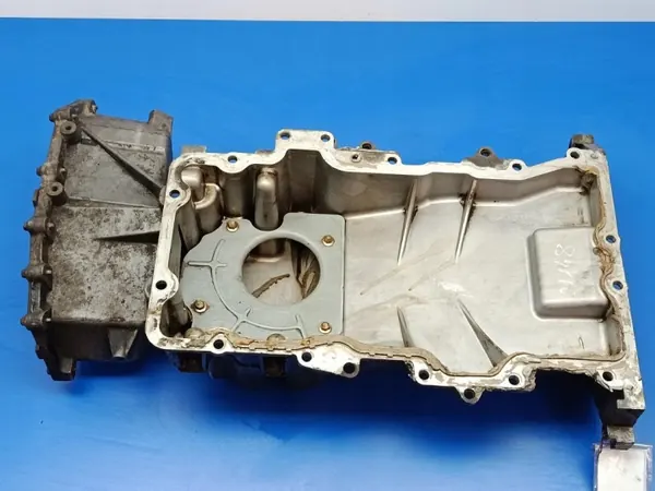 Cárter de aceite Jaguar S-Type OEM 2W4E-6675-BB Usado image 3
