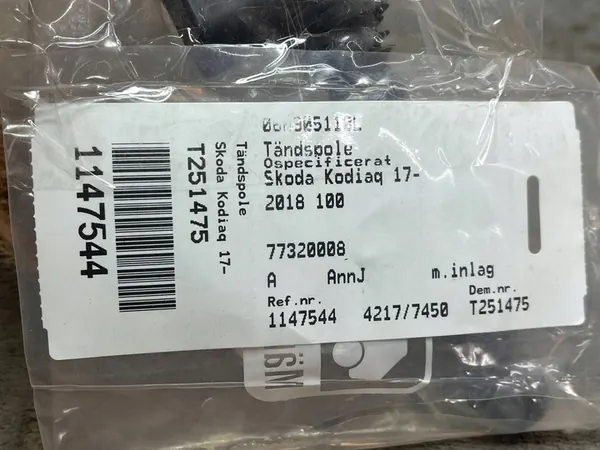 Sytytyspuola Audi A7 C7 Macan 2.0 TFSI 06H905110G image 4