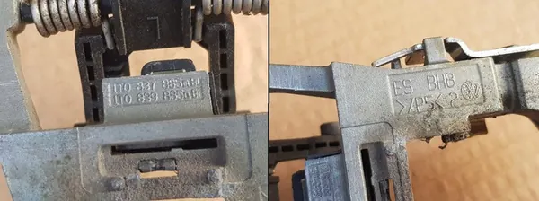 Vasemman etuoven kahva / VW Touran I Caddy III / LC9Z image 2