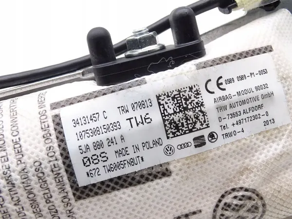 Airbag siège gauche OEM 5JA880241A pour Skoda Rapid I image 4