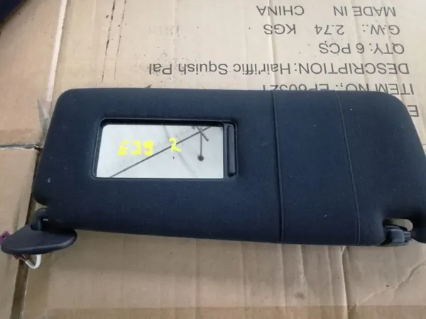 BMW E39 Oikea aurinkovarjo musta M-Paketti OEM image 2