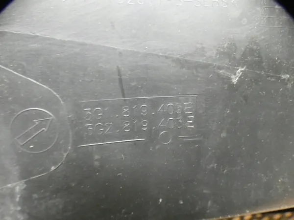 Bovenste kunststof voorruitlijstenset OEM 3G1819403E 3G2819404E image 4