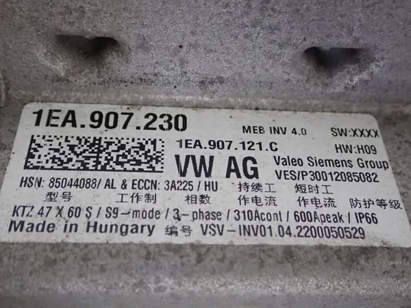 OEM 1EA907230 Invertteri VW ID.3 Cupra Bornille image 8