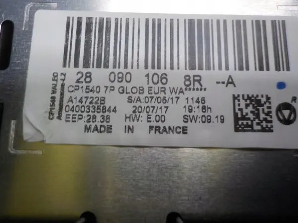 Renault Megane IV Radionäyttö OEM MEGANE IV image 4