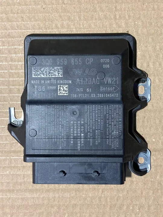 MODULE CAPTEUR AIRBAG VW SEAT SKODA image 1