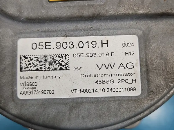 Vaihtovirtageneraattori Skoda Octavia IV 1.5 TSI image 7