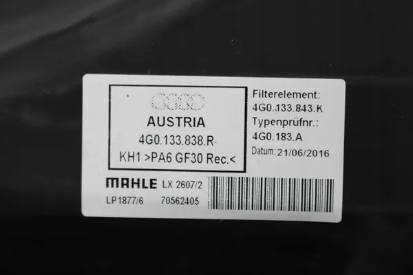 Audi Luftfiltergehäuse OEM bt-cars-32460 für A6 A7 image 6