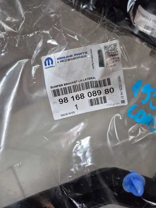 CITROEN BERLINGO III DESLIZADOR DE PARA-CHOQUE TRASEIRO ESQUERDO 9816808980 image 4