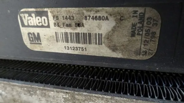 Opel OE 13196477 Motor Kylare image 5