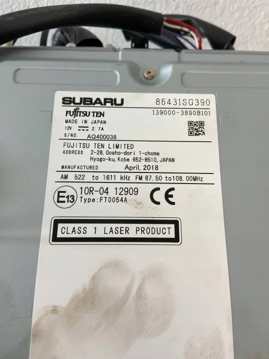 Klimaatbediening OEM 86431SG390 voor Subaru Forester IV image 9