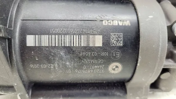 Compressore sospensione pneumatica BMW 5 F10 F11 F01 6875176 image 3