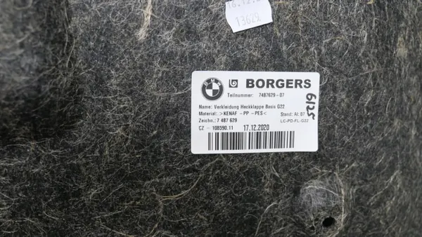 BMW G22 G23 kofferbakdeksel OEM 7487629 image 3