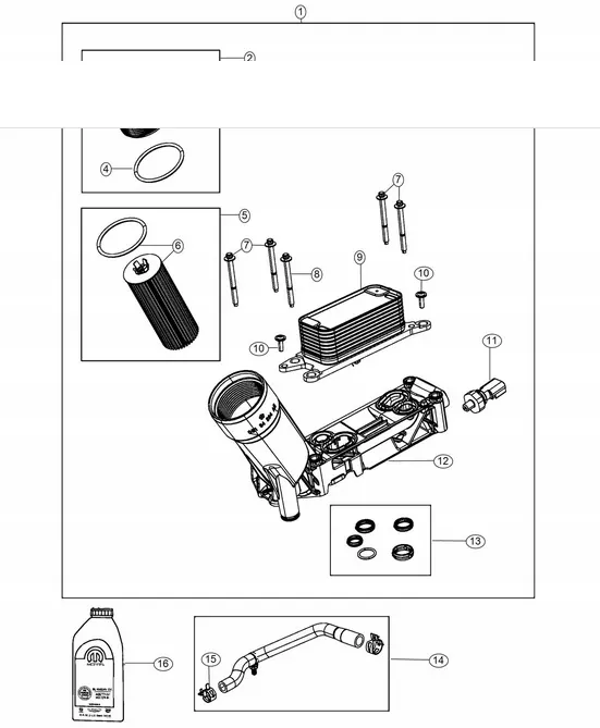 Sensor presión aceite OEM 68334877AA para Chrysler Dodge Jeep image 5