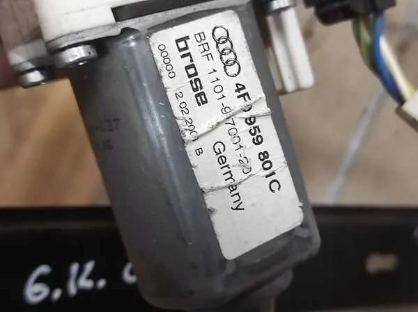 Regulador de janela traseira esquerda Audi A6 2.0L Diesel OEM 43R00081 image 5