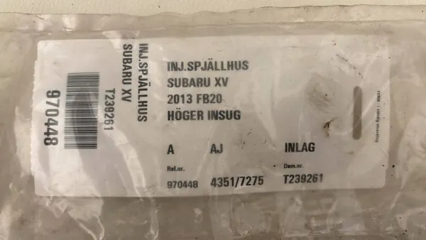 Peça Subaru XV usada OE T239261 - Ajuste image 3