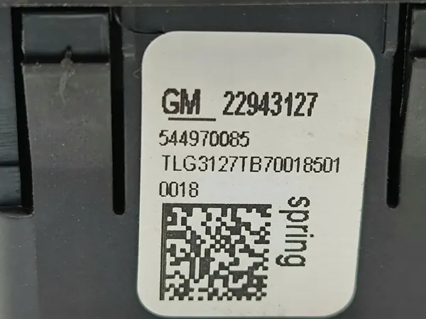 Chevrolet Bolt 2018 Bakre 12V-uttag - OEM-del image 8