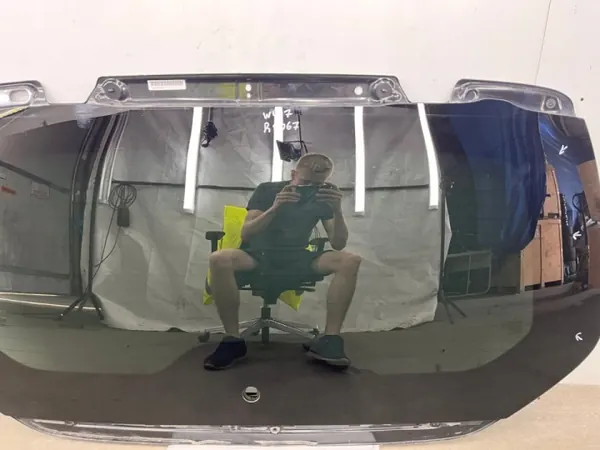 Mercedes Vito W447 bakruta med ram - OEM image 5