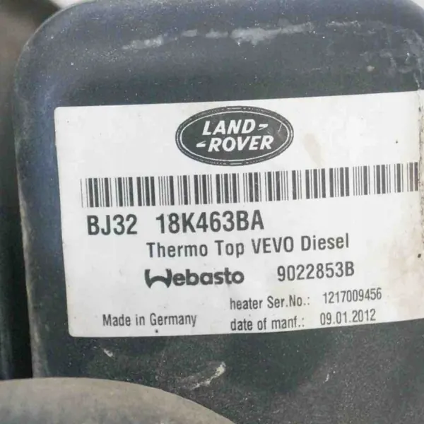 Webasto pysäköintilämmitys OEM BJ3218K463BA - Käytetty image 4