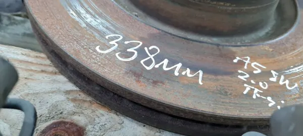 OEM 8W0615107C Bromsok & Skiva Fram 338mm image 6