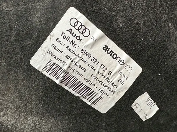 Audi A4 S4 B9 8W 2018 Passaruota anteriore destro image 4