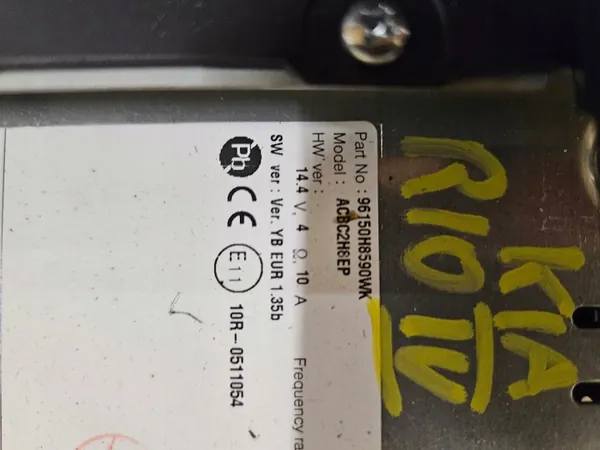 Radio Kia OE OEM 96150H8590WK pour Rio IV image 3
