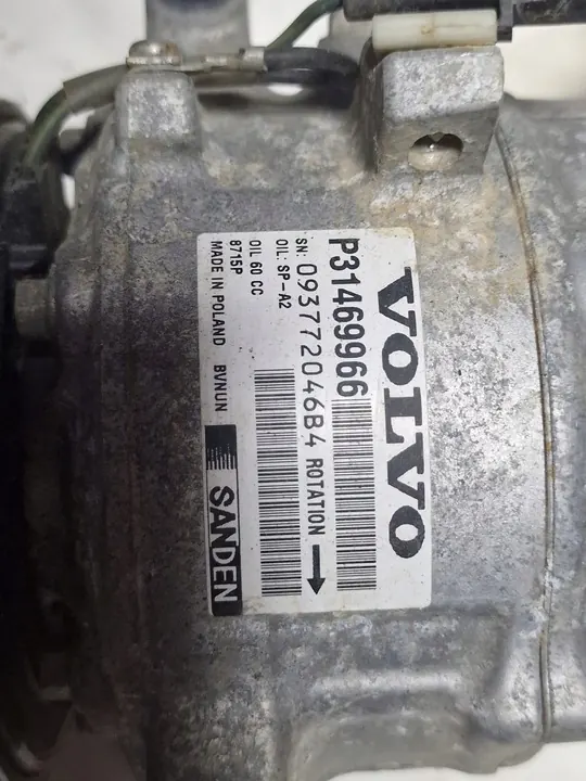 Ilmastointikompressori Volvo V60 S90 II V90 XC60 XC90 image 2