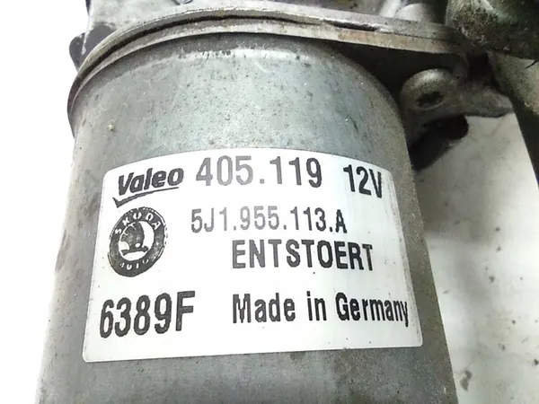 Scheibenwischer Mechanismus Motor Skoda Fabia II Roomster OEM image 6