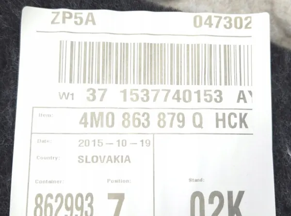 Vasen takaluukun koriste OEM 4M0863879Q Audi Q7 4M image 8