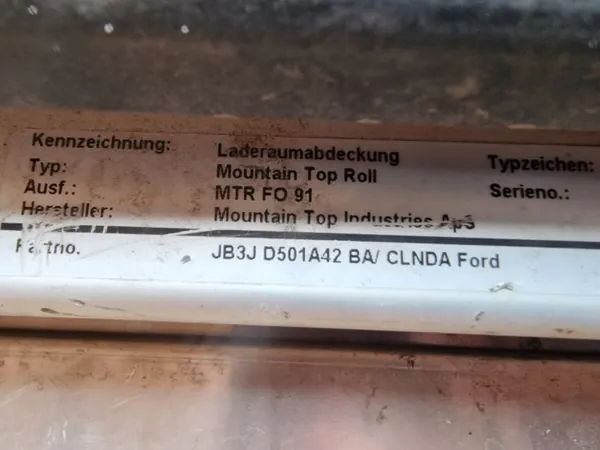 OEM JB3J-D501A42BA Rulltäck för Ford Ranger 2011 image 9