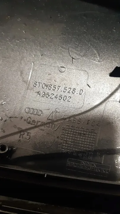 Capa de Espelho Direito AUDI A5 A4 A6 Q3 8T0857528D image 2