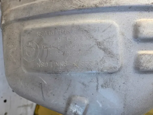 BMW OE Pakoputki Vaimennin OEM 7553613 7553612 image 4