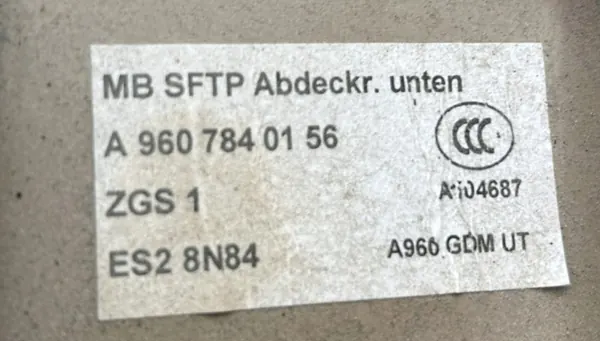 Cobertura de teto solar Mercedes Actros MP4 OEM A9607840156 image 3