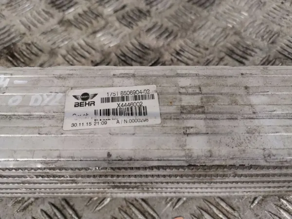 Intercooler Mini Cooper OEM FBZ15304 - Usado image 4