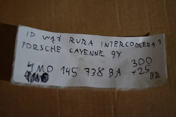 Manguera de intercooler Porsche Cayenne 9Y image 3