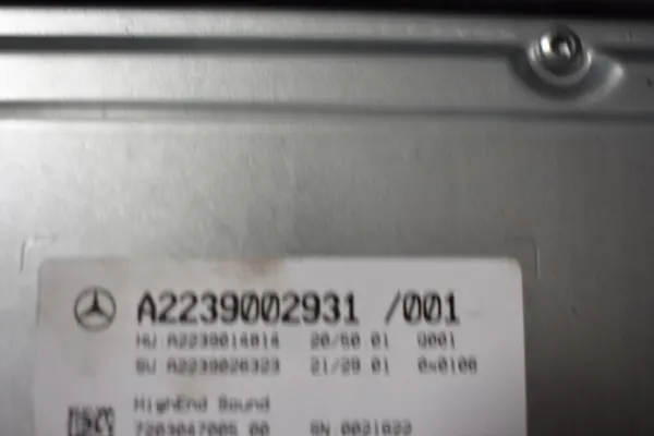 Burmester Förstärkare OEM A2239002931 5555 för Mercedes image 4