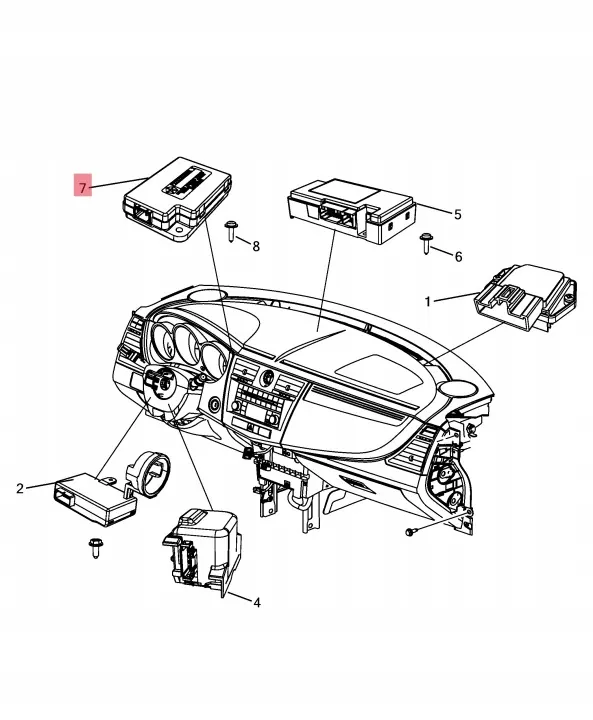 Dodge Journey/Freemont stuureenheid P04671918AG image 4