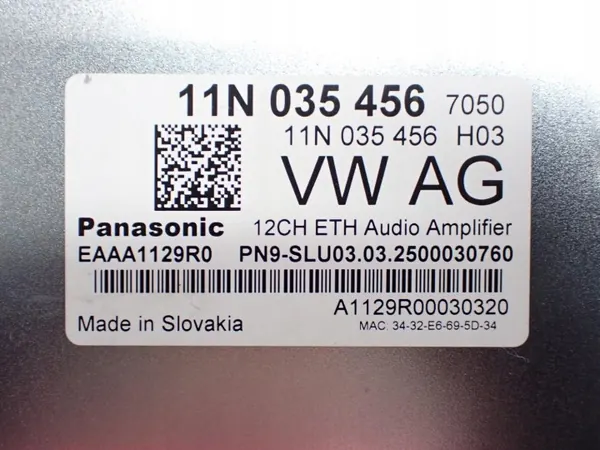 OEM 11N035456 radion vahvistin Ford Capri EV:lle image 3