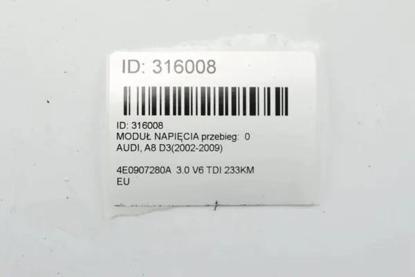 Spannungsmodul OEM 4E0907280A für Audi A8 D3 3.0 TDI image 6