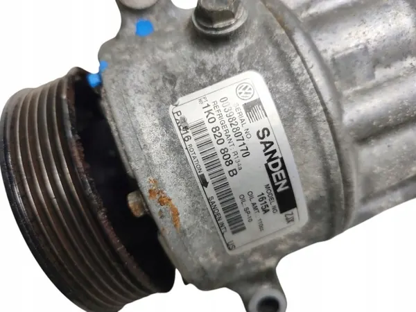Begagnad AC-kompressor OEM 1K0820808B för VW image 4