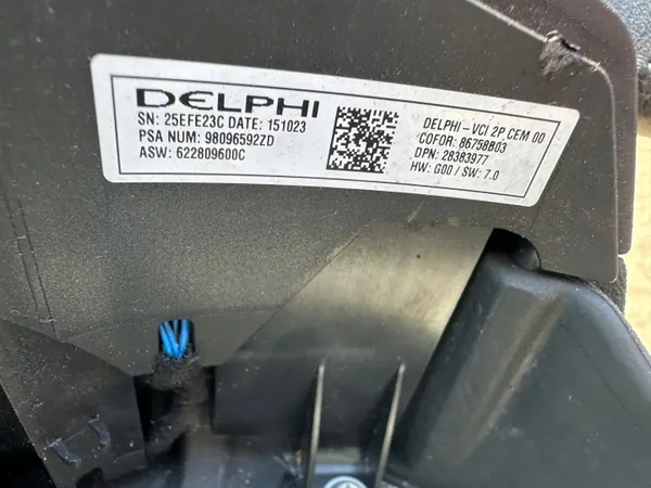 Nahkaohjainpyörä OEM KIEROWNICA SKÓRA Citroen C4 Picasso II:lle image 6