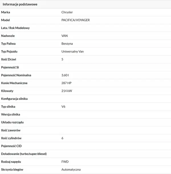 CHRYSLER PACIFICA II 17- Vesiputki 68217327AD image 6