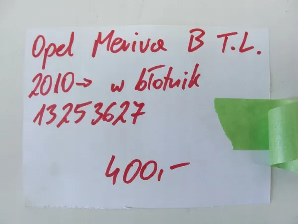 OPEL MERIVA B 2011 Vänster Baklampa image 6