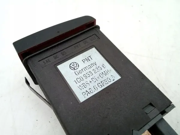 Interruptor de Luz de Emergência VW New Beetle 1C0953235B image 4