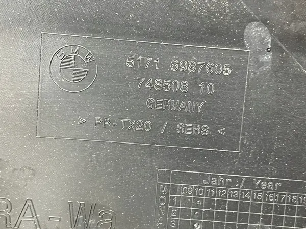 BMW 5 F10 F11 Kunststoff Scheibenwischerblech OEM 7203124 7216977 image 10