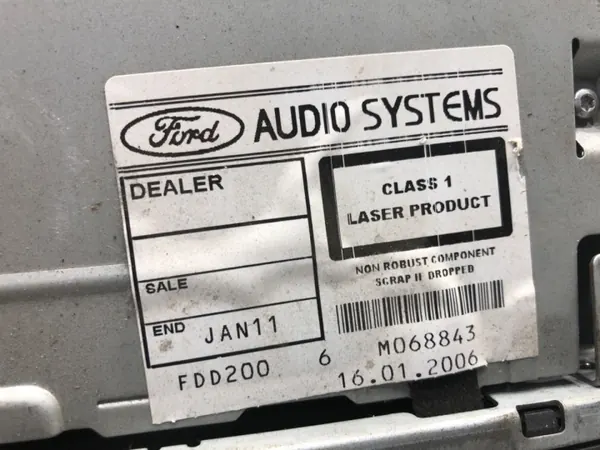 OEM 5S7T-18C815-AE radio voor Ford Mondeo MK3 2000-2007 image 5