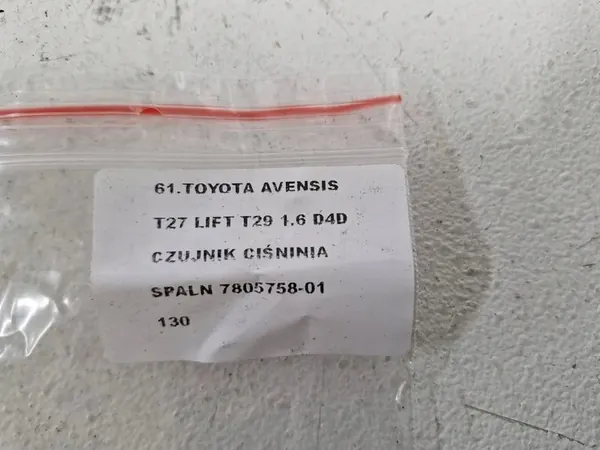 Pakokaasun paineanturi TOYOTA AVENSIS T27 1.6 D4D OEM 7805758-01 image 6