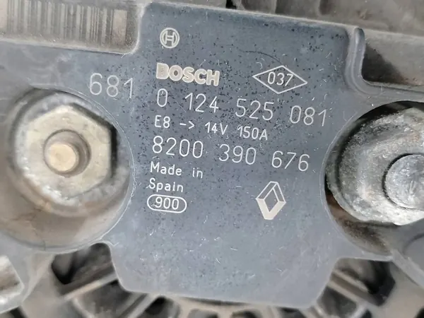 Vaihtovirtageneraattori Renault Megane II 1.5 DCI OEM 8200390676 image 7