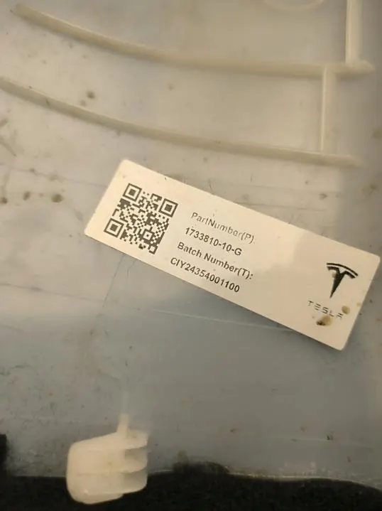 Faixa de soleira Tesla Model 3 2025 dianteira esquerda OEM 173381010G image 3
