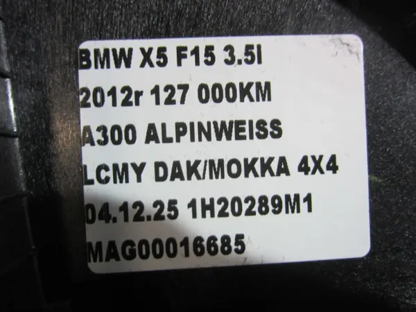 BMW X5 F15 F16 Bestuurdersconsole opbergvak OEM 9288817 image 8