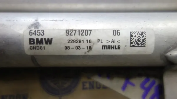 BMW OE 64539271207 Ilmastointiradiatori image 4